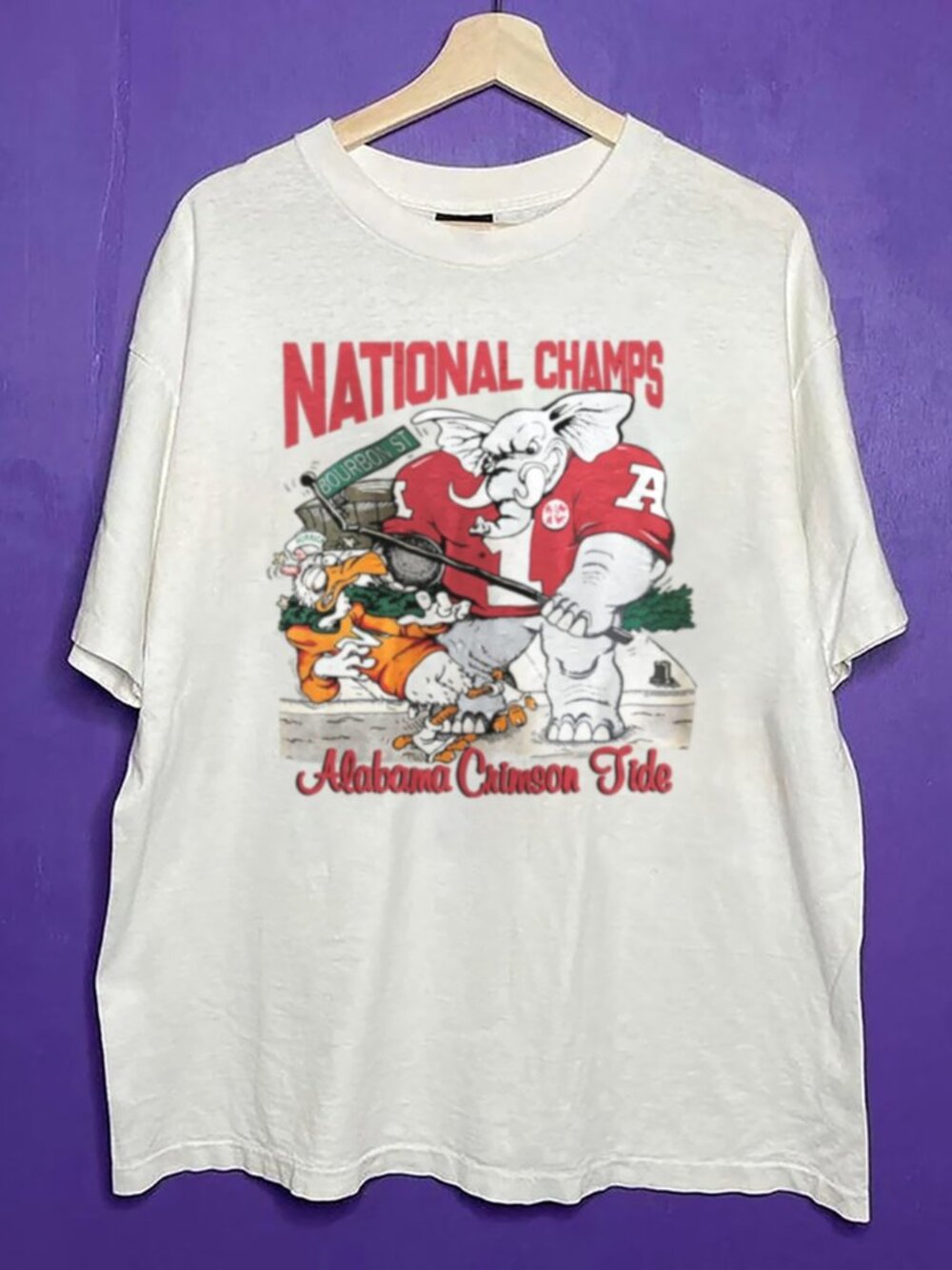 Vintage University of Alabama Crimson Roll Tide National Champions 1992 Shirt